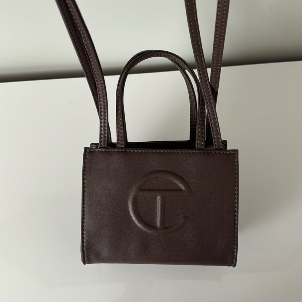 TELFAR Small Shopping Bag - Chocolate